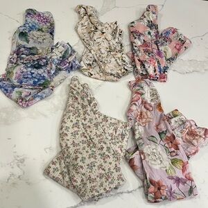 2T Posh Peanut Pajama Sets (5 sets)